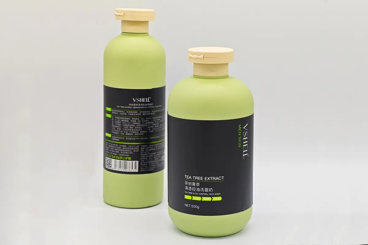 Labels applied to cosmetics and personal care packaging