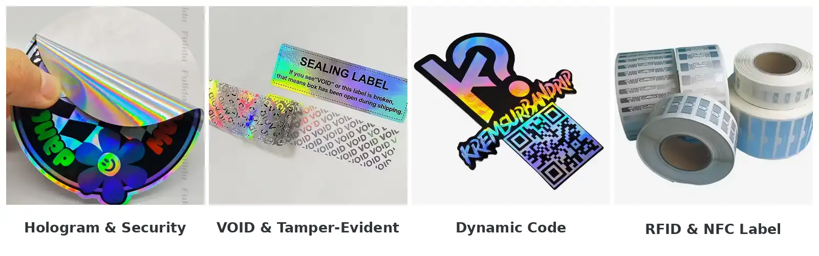 Security and traceability label solutions