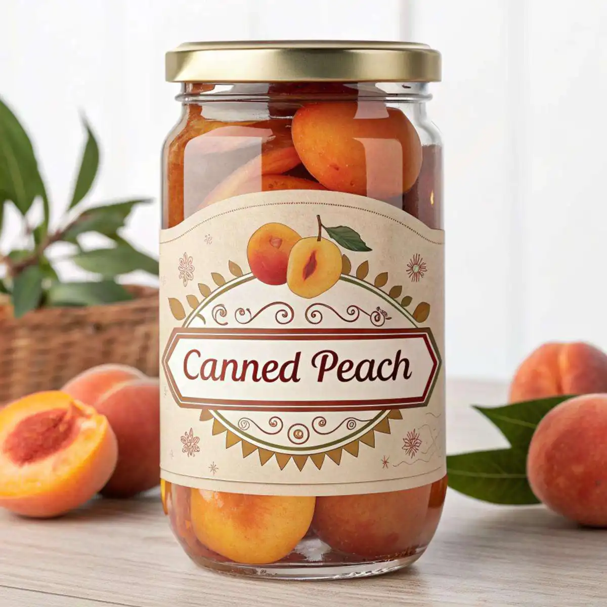 Custom paper and film labels for packaged food, jars and beverage containers